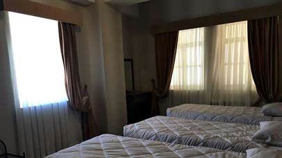 اتاق سه تخته هتل آپارتمان شمس شیراز